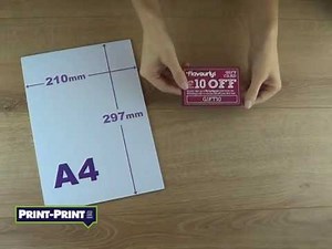 What is an A7 leaflet and flyer?