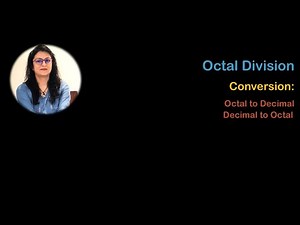 Octal Division| Number System Explained Step by Step