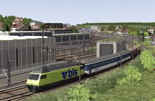 【TSC】客货混装+沿途解编的瑞士山区慢车 | BLS Lotschberg Bergstrecke