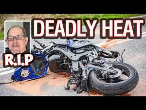 (R.I.P John CRASH) Motorcyclist DIED Riding in 118°F HOT Weather