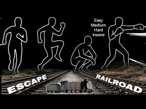 Run or Lose! ⚠️ Immersive Railroad With Tunnel Escape Workout (No Equipment)