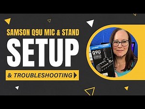 Setting Up Your Samson Q9U Microphone Is REALLY EASY