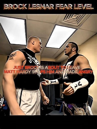 Brock Lesnar Snaps Throws Matt Hardy After Backstage Confrontation #Brock #Matt hardy #2004 #wwe