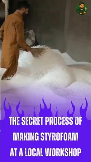 The Secret Process of Making Styrofoam at a Local Workshop