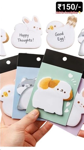 Cute Animals Sticky Notes✨️ #stationery #kawaii #aestheticstudy #sticker