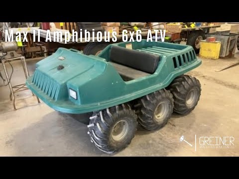 Max II Amphibious 6x6 ATV -Selling at our Spring 2023 Online-Only Machinery Consignment