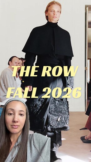 The Row at Paris Fashion Week: Fall 2026 Collection