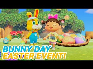 BUNNY DAY! Easter Events & Egg Hunting in Animal Crossing New Horizons
