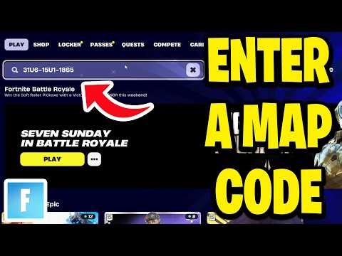 How To Enter A Map Code In Fortnite