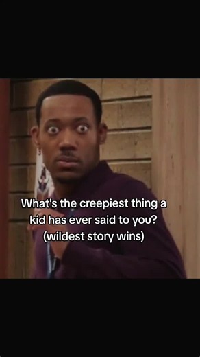 What's the creepiest thing a kid ever said to you? 👀 these creepy kid stories are going to make me never babysit again 💀 #creepystories #scarystories #kidssaythedarndestthing #redditstory