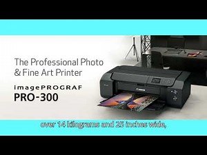 Canon PRO 300 Review: The Ultimate 13x19” Photo Printer for Pros! Made with Clipchamp