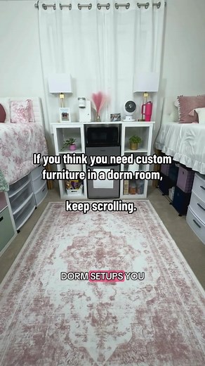 You don’t need custom furniture to maximize your space! The genius idea is easy and affordable and gives you 2 nightstands and a kitchen setup. See our Fridge Bridge article for a materials list, step by step instructions and recommended organizers. Linked in bio. All we do is dorm & college ideas, deals and tips. Follow us and tag your college bound friends. #college #collegelife #dormlife #collegeessentials #dormessentials #collegetips