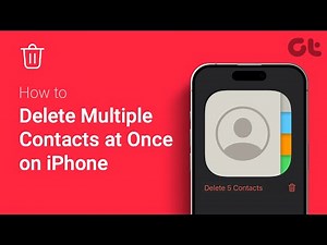 How to Delete Multiple Contacts at Once on iPhone | Select and Delete Multiple Contacts All at Once!