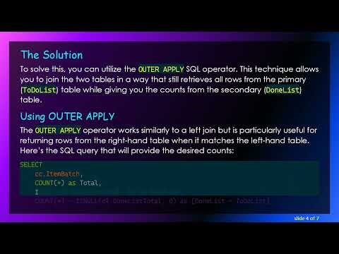 Mastering SQL: Count Totals Across Two Tables in One Query
