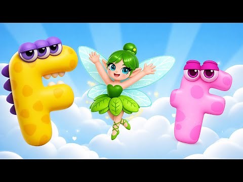 My name Is F monster - Monster alphabet letter F song (New 3D version)
