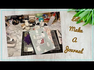 Altering a composition notebook into a everyday journal. Moomin style.