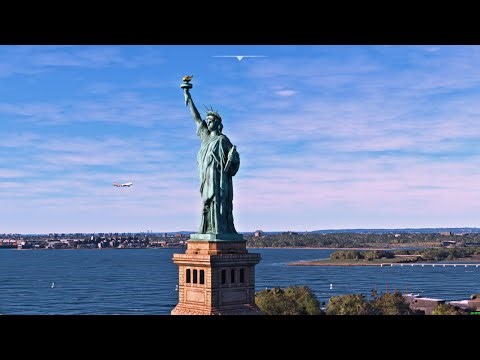 Epic Takeoff Over Statue of Liberty | New York Flight Experience ✈️🗽