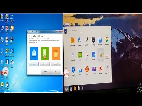 تحميل وتثبيت نظام التشغيل فينيكس PhoenixOS x86 على الكمبيوتر وتشغيلة كاهاتف اندرويد قناة تعلم Learn