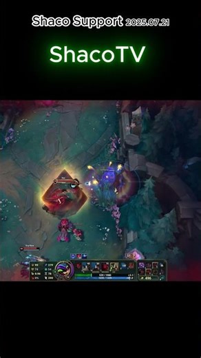 Shaco's Trickery - Clone Explodes, Real Escapes #shaco #clown #leagueoflegends