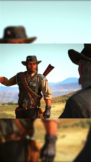 John Marston Meets The Legend 🤠🔥 #rdr1 #shorts