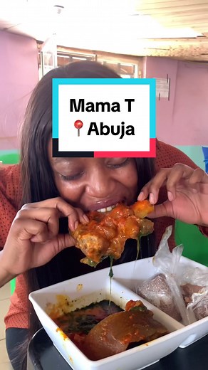 What's your favorite Nigerian soup? We explored various tourist spots, restaurants, and local delicacies. One spot I highly recommend for visitors looking to try Amala and Ewedu is Mama T's garden. It also features a suya spot and an Arabian tea house, making it a must visit destination in Abuja! #fyp #foryou #abuja #abujatiktokers #abujatiktokcreators #amala #ewedu #nigerianfood