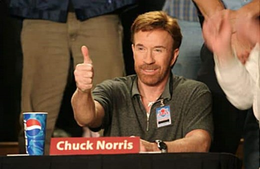 The Chuck Norris Thumbs Up in Dodgeball is One of the Best Moments in Movie History