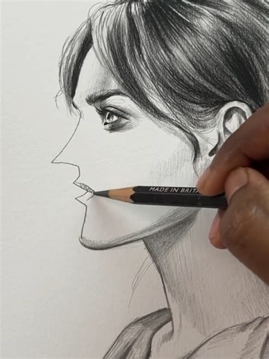 How to Draw Realistic Lips with Pencil Tutorial