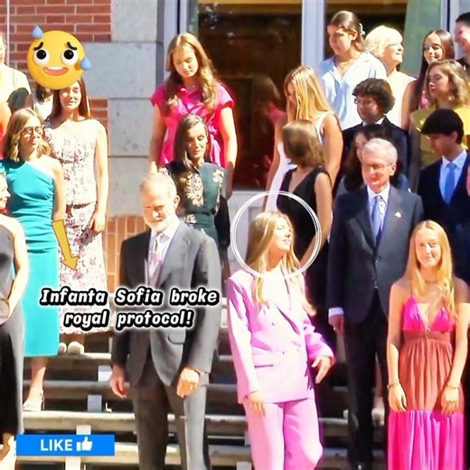 Infanta Sofia BREAKS Royal Protocol?! 👑😲 #shorts