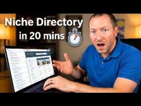 Create a Niche Directory Site in UNDER 20 Minutes
