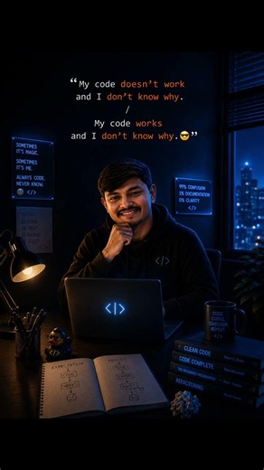 My code doesn’t work, and I don’t know why #coding #comedy #reels #india #funny #voiceeffects #memes