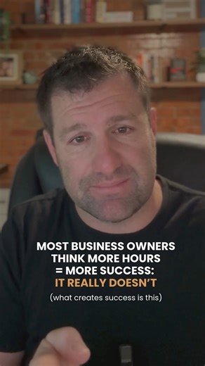 Success comes from having the right priorities For most business...