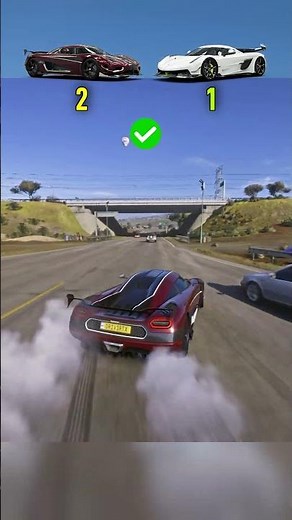 Koenigsegg Agera RS vs Koenigsegg Jesko #1