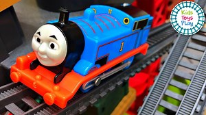 What started out as a small Thomas track build became a HUGE Trackmaster track! We've got some of our favourite toy train sets together in this massive Thomas and Friends motorized video for kids! | Kids Toys Play