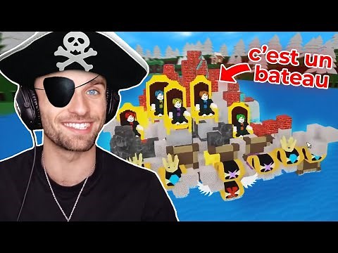 QUI FERA LE MEILLEUR BATEAU ? 😁 (Roblox Bateau)