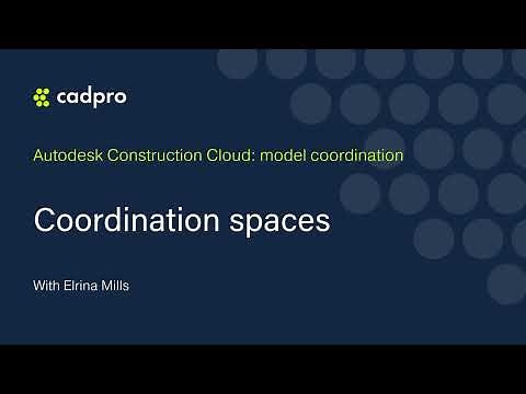Autodesk Construction Cloud model coordination: coordination spaces