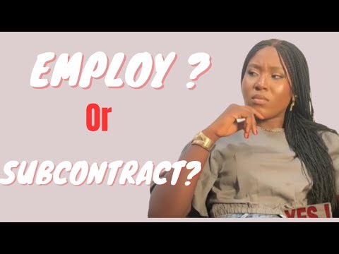 EMLOYEES OR SUBCONTRACTORS ? Which one should you be using in your cleaning business.