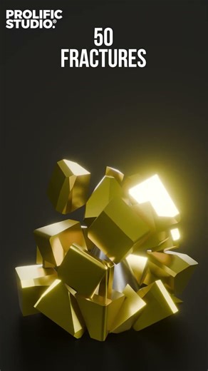 Cube Explosion Simulation | 2 to 1,000 Fractures | 3D Physics Test