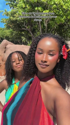 Maman est future Milliardaire j’ai 280€ il me manque seulement 997 720€ pour être millionnaire!❤️✅👸🏾Queen Mother est and my Little princesse 👸🏾 #seychelles #voyage #travel