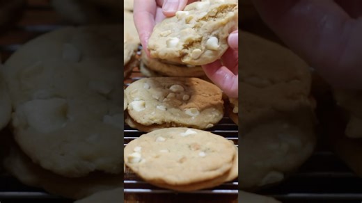 Homemade macadamia nut cookies