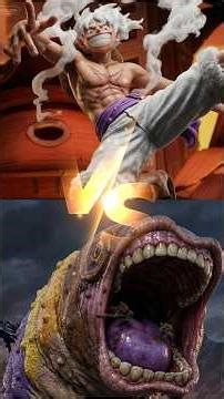 GEAR 5 RAGE: Luffy vs Worm Monster! | One Piece Anime Short