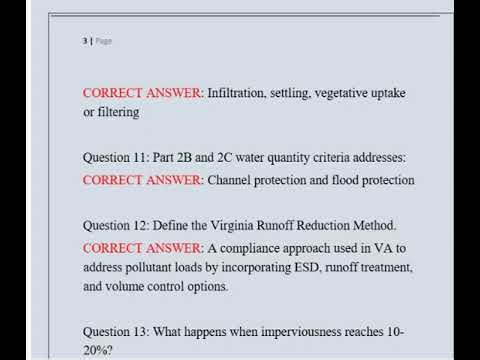 SWM DEQ Exam Questions and Answers Graded A