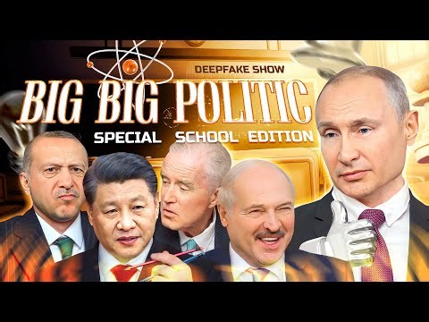 Putin, Biden, Trump and Others in Russian School. Big Big Politic Special