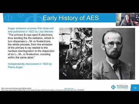 PHI Webinar Series: Auger Electron Spectroscopy 101
