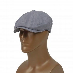 Gray Linen Newsboy Cap: Handmade Vintage Style Gatsby Hat - Etsy