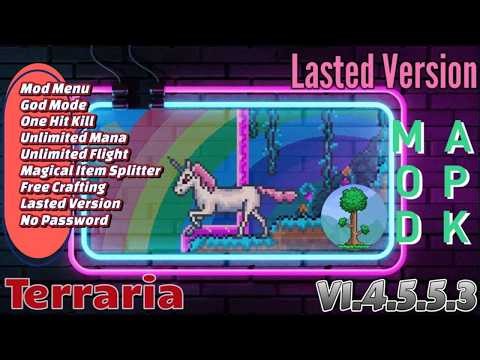 Terraria v1.4.5.5.3 Mod Apk | Mod Menu | Unlimited Mana | New Update 2025