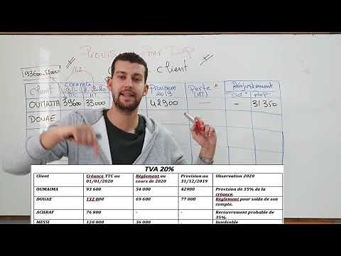 ✅ La Comptabilité Générale : Provision des Créances Clients (Cours + Exercice )