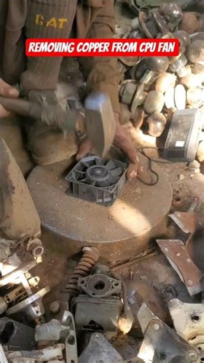Removing Copper from a Computer Fan