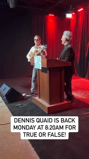 8.1K views · 64 reactions | Dennis Quaid is back Monday at 8:20am for True or False! Tune in to the WGN Morning News or stream live here: https://wgntv.com/on-air/live-streaming/ | WGN Morning News | Facebook