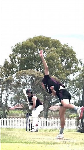 Up close with Matt Fisher during an England Lions training session in Australia! 🔥 #cricket