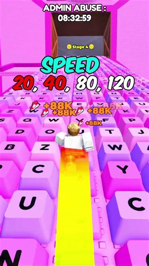 Speed to Beat in ROBLOX +1 Speed Keyboard Escape